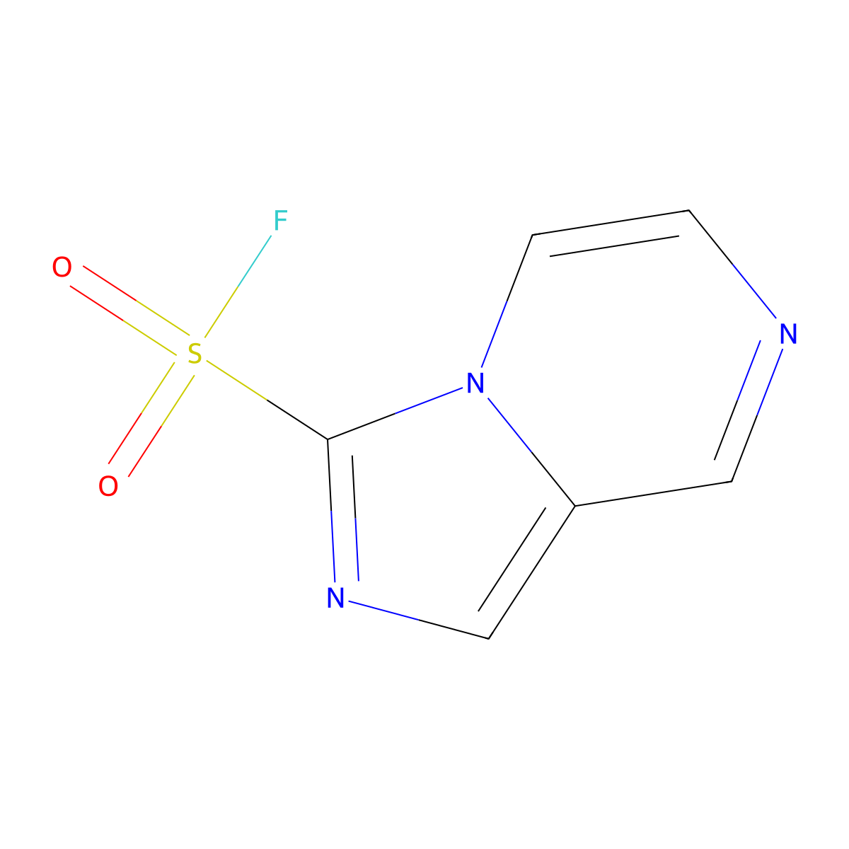 Imidazo[1,5-a]pyrazine-3-sulfonyl fluoride molecular structure, CAS 3017212-48-2