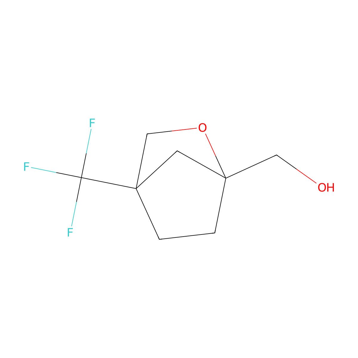 [4-(Trifluoromethyl)-2-oxabicyclo[2.2.1]heptan-1-yl]methanol molecular structure, CAS 3017232-28-6