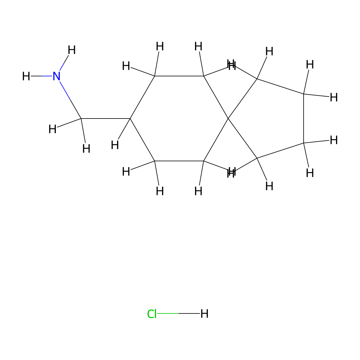 1-{Spiro[4.5]decan-8-yl}methanamine hydrochloride molecular structure, CAS 3017233-55-2