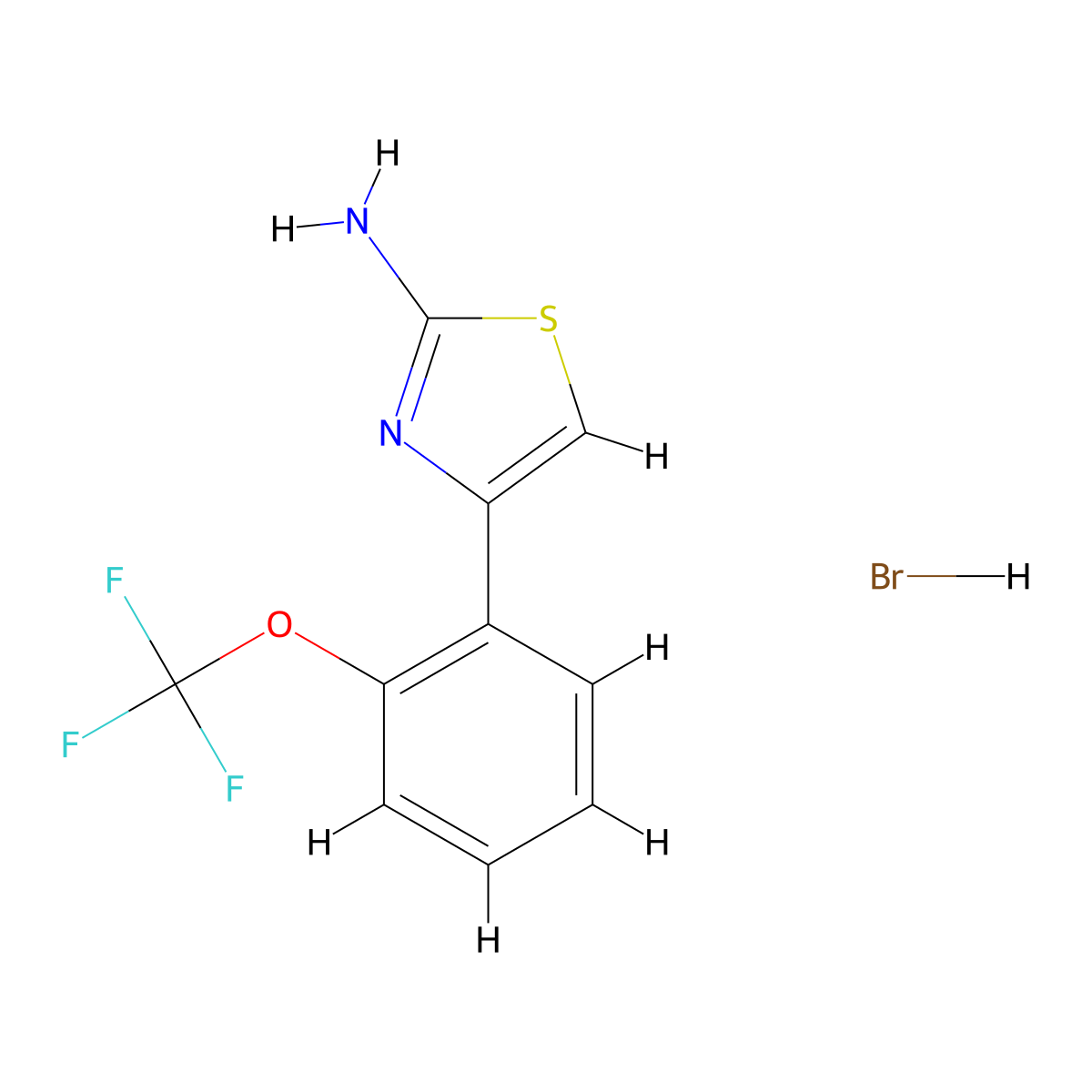 4-[2-(Trifluoromethoxy)phenyl]-1,3-thiazol-2-amine hydrobromide molecular structure, CAS 3017250-87-9