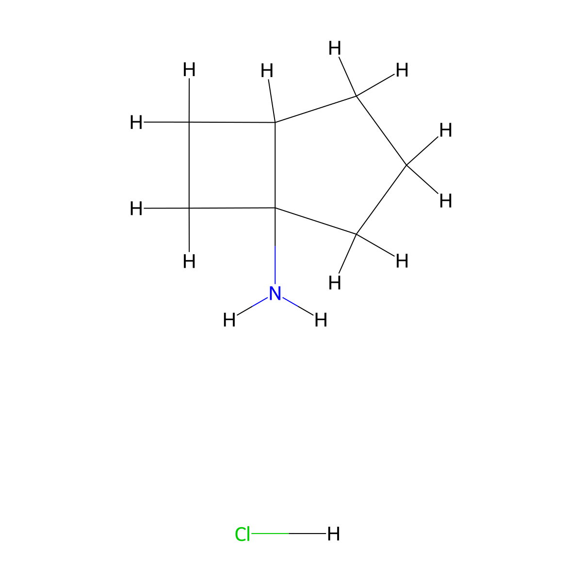 Bicyclo[3.2.0]heptan-1-amine hydrochloride molecular structure, CAS 3017251-96-3
