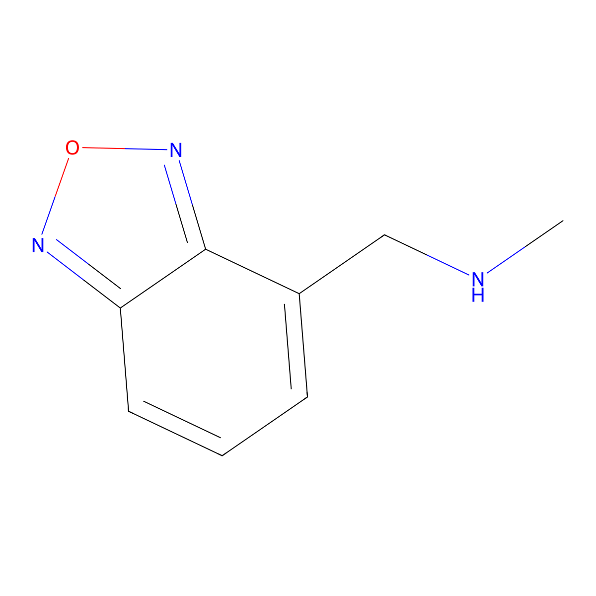 [(2,1,3-Benzoxadiazol-4-yl)methyl](methyl)amine molecular structure, CAS 3017252-16-0