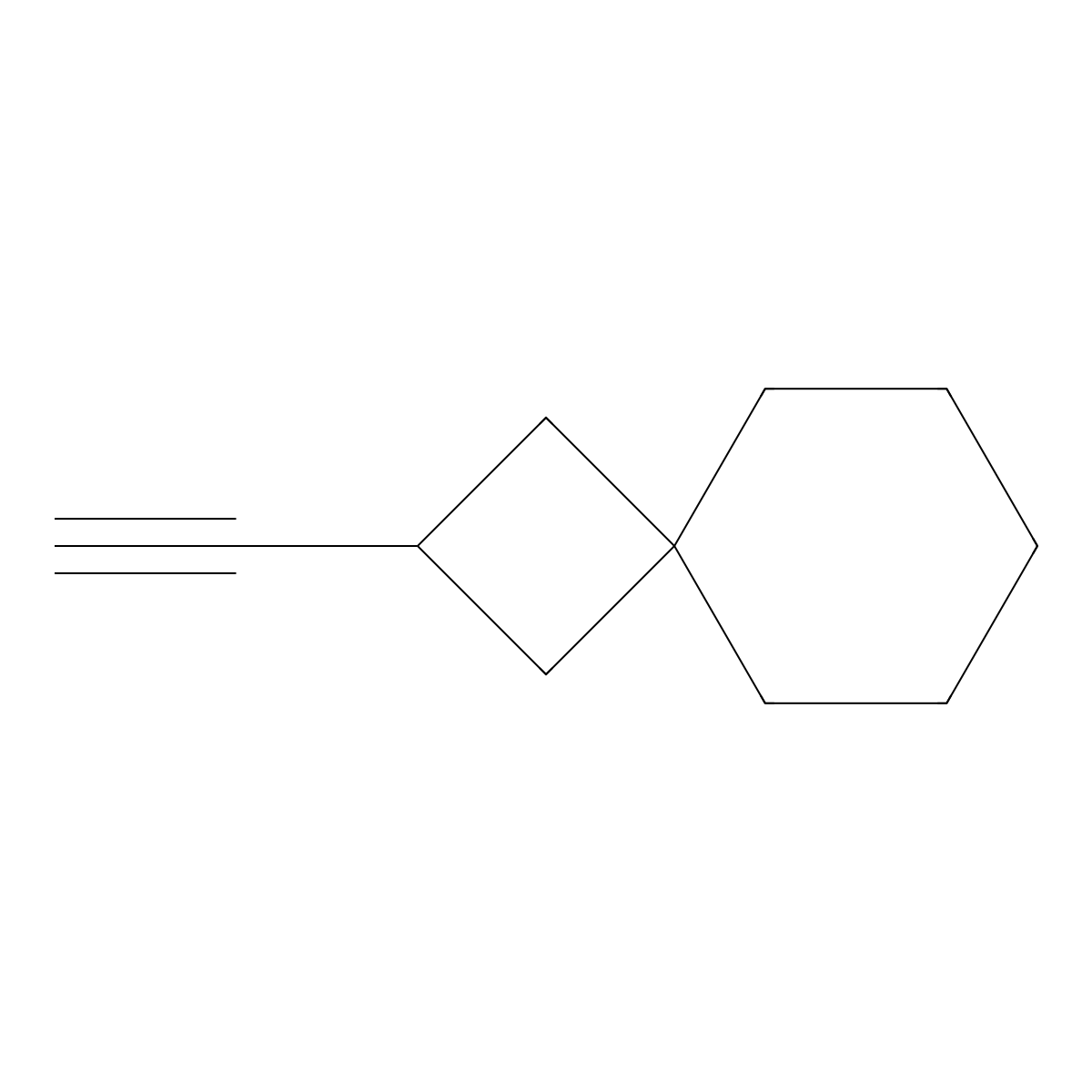 2-Ethynylspiro[3.5]nonane molecular structure, CAS 3017263-85-0
