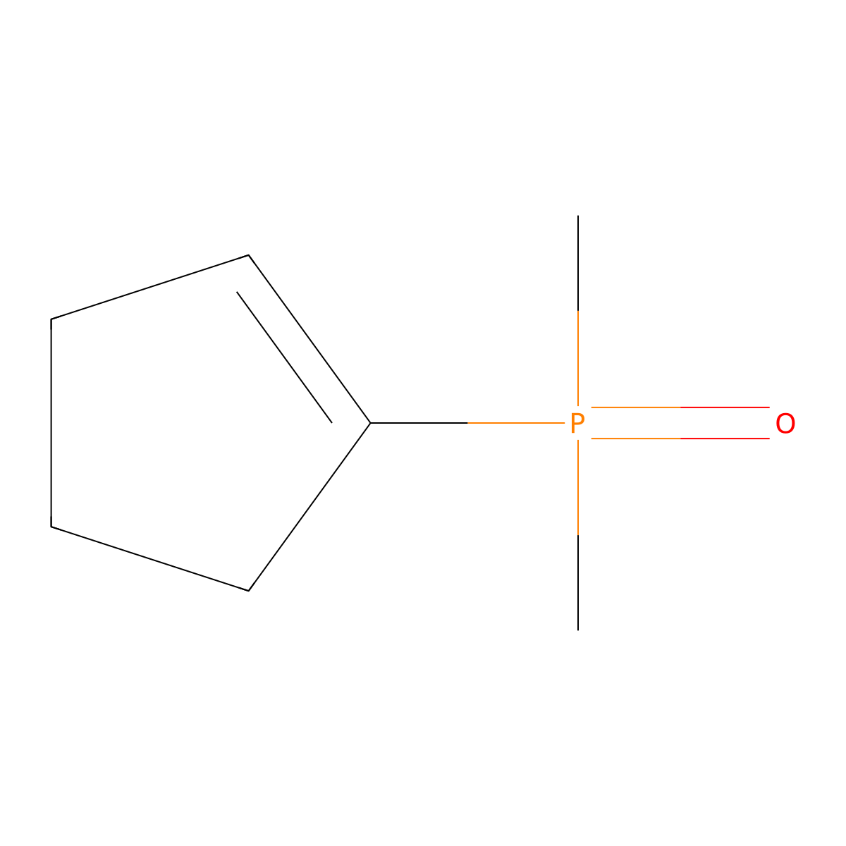 1-(Dimethylphosphoryl)cyclopent-1-ene molecular structure, CAS 3017265-04-9