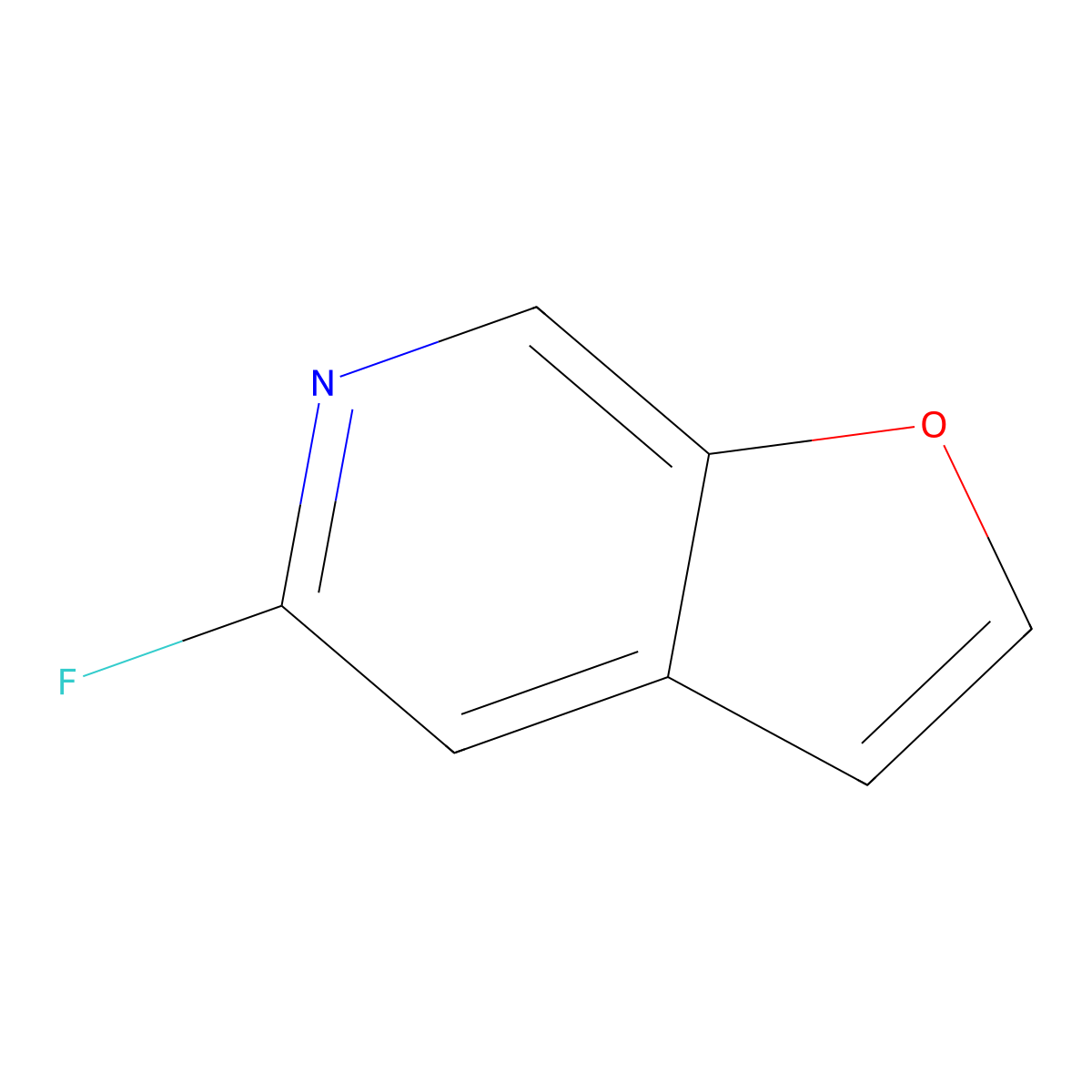 5-Fluorofuro[2,3-c]pyridine molecular structure, CAS 3017265-27-6