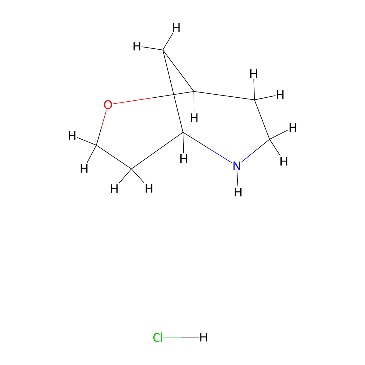 2-Oxa-6-azabicyclo[3.3.1]nonane hydrochloride molecular structure, CAS 3017266-47-3