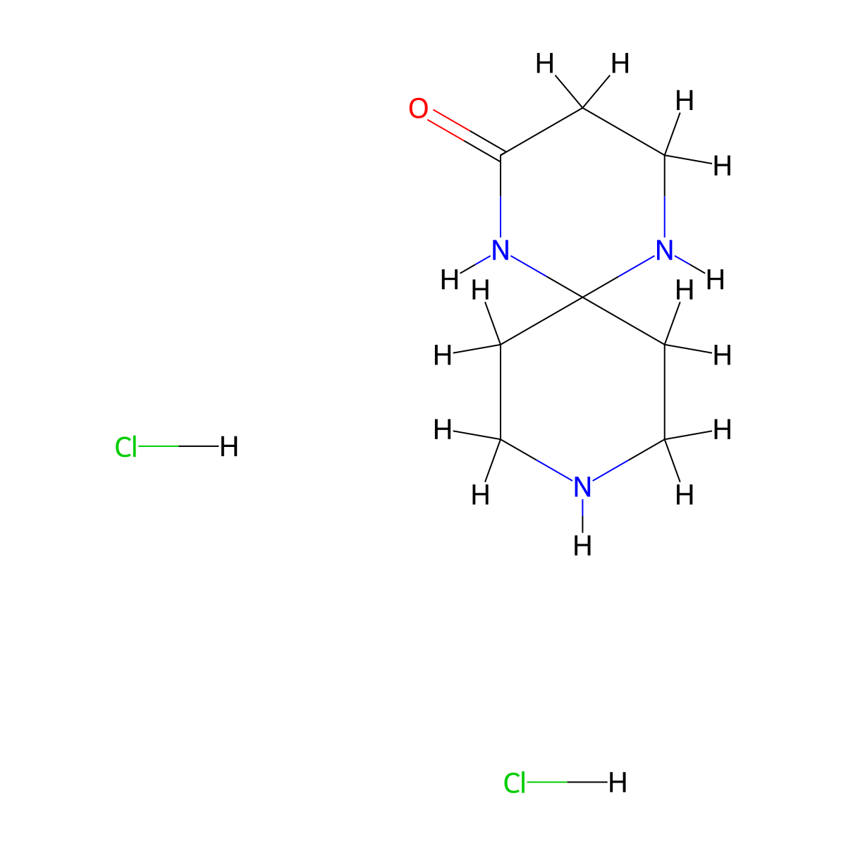 1,5,9-Triazaspiro[5.5]undecan-2-one dihydrochloride molecular structure, CAS 3017266-69-9