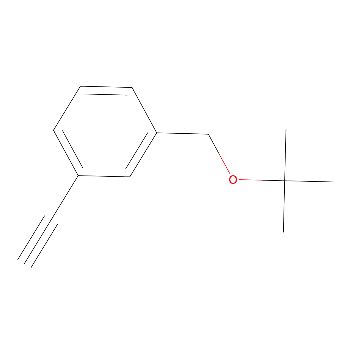 1-[(Tert-butoxy)methyl]-3-ethynylbenzene molecular structure, CAS 3017268-04-8