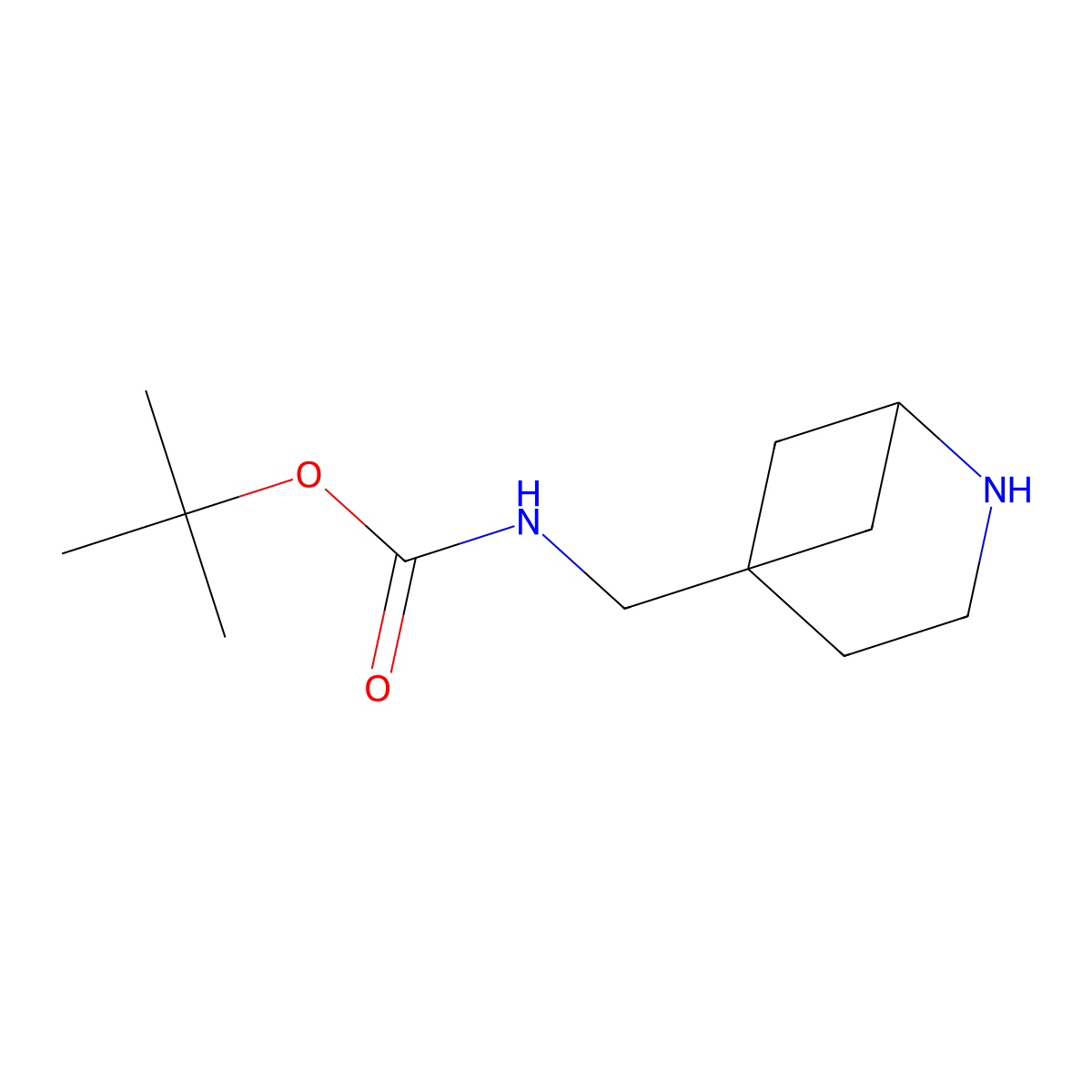 tert-butyl N-({2-azabicyclo[3.1.1]heptan-5-yl}methyl)carbamate molecular structure, CAS 3017268-07-1