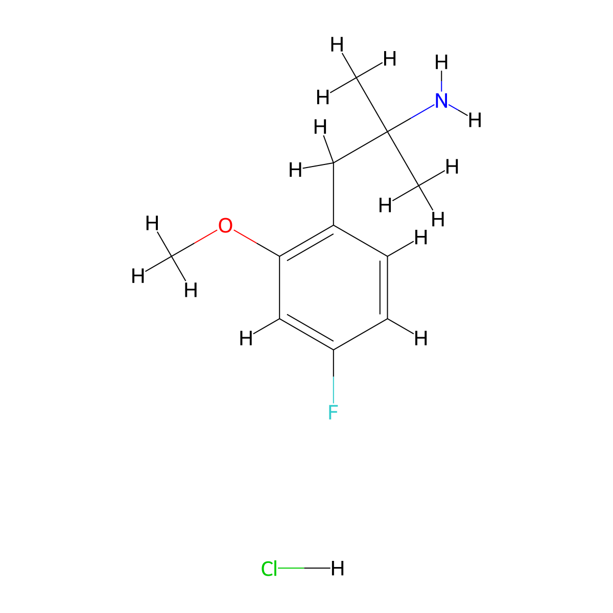 1-(4-Fluoro-2-methoxyphenyl)-2-methylpropan-2-amine hydrochloride molecular structure, CAS 3017268-22-0
