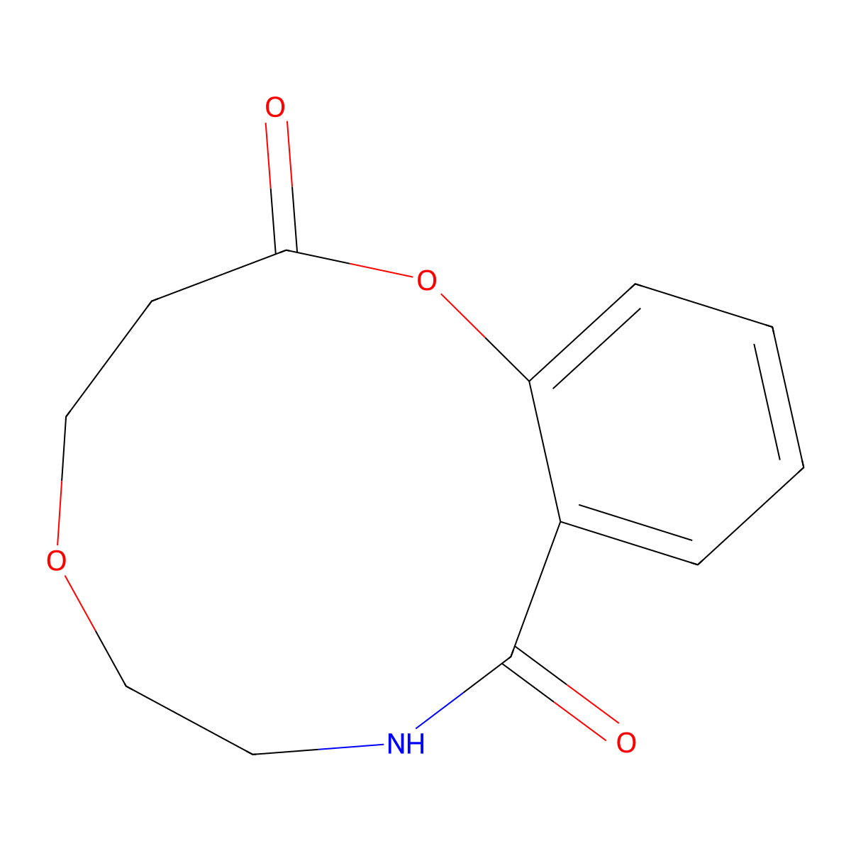 3,4,6,7,8,9-hexahydro-2H-1,5,8-benzodioxazacycloundecine-2,9-dione molecular structure, CAS 3017269-45-0