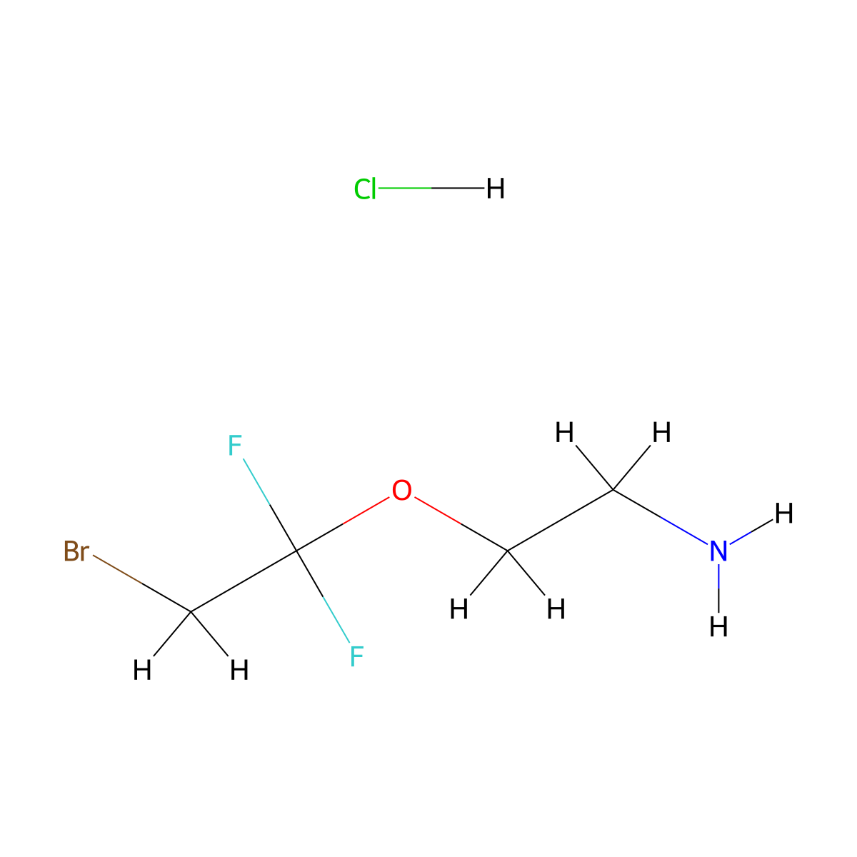 2-(2-Bromo-1,1-difluoroethoxy)ethan-1-amine hydrochloride molecular structure, CAS 3017270-81-1