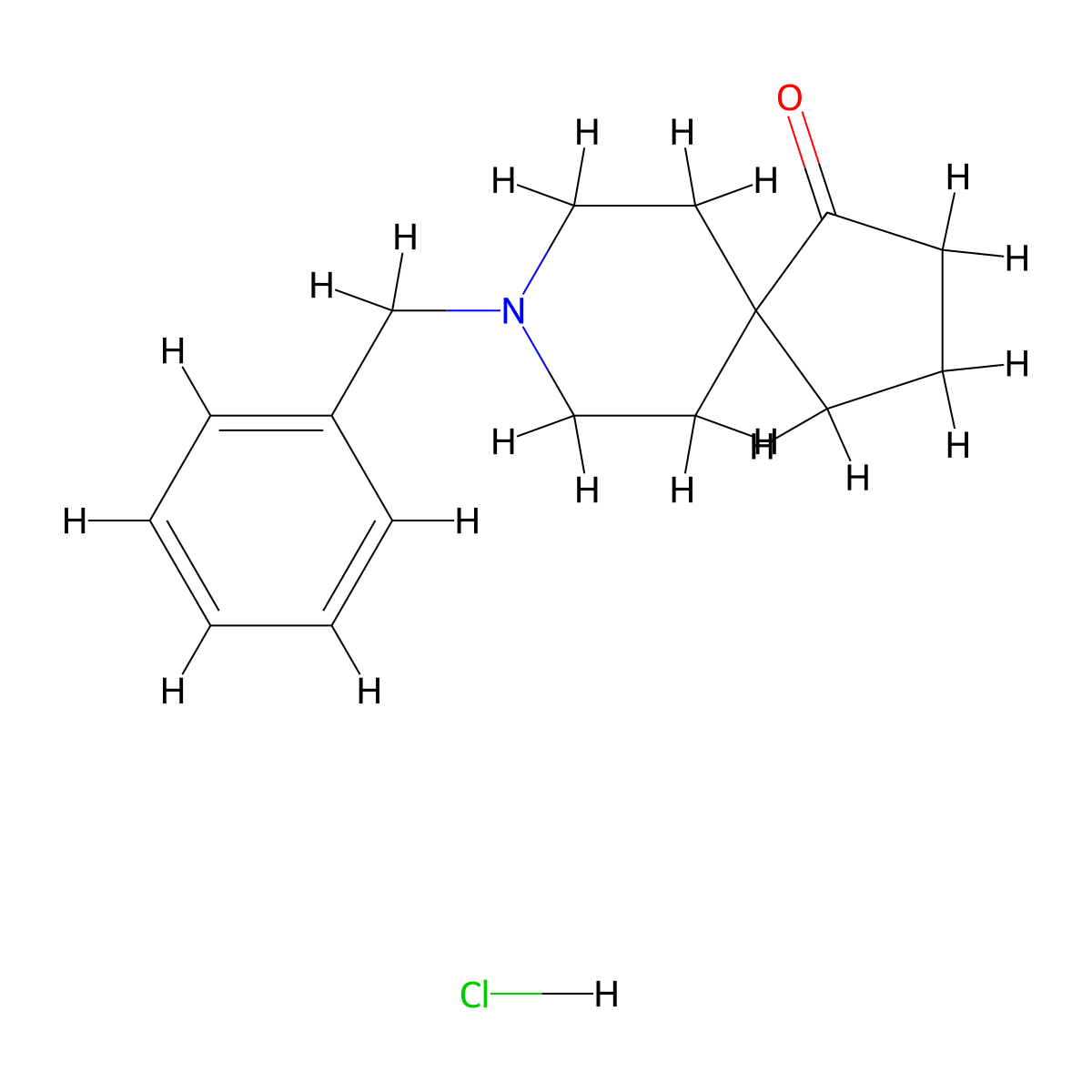 8-Benzyl-8-azaspiro[4.5]decan-1-one hydrochloride molecular structure, CAS 3017271-19-8
