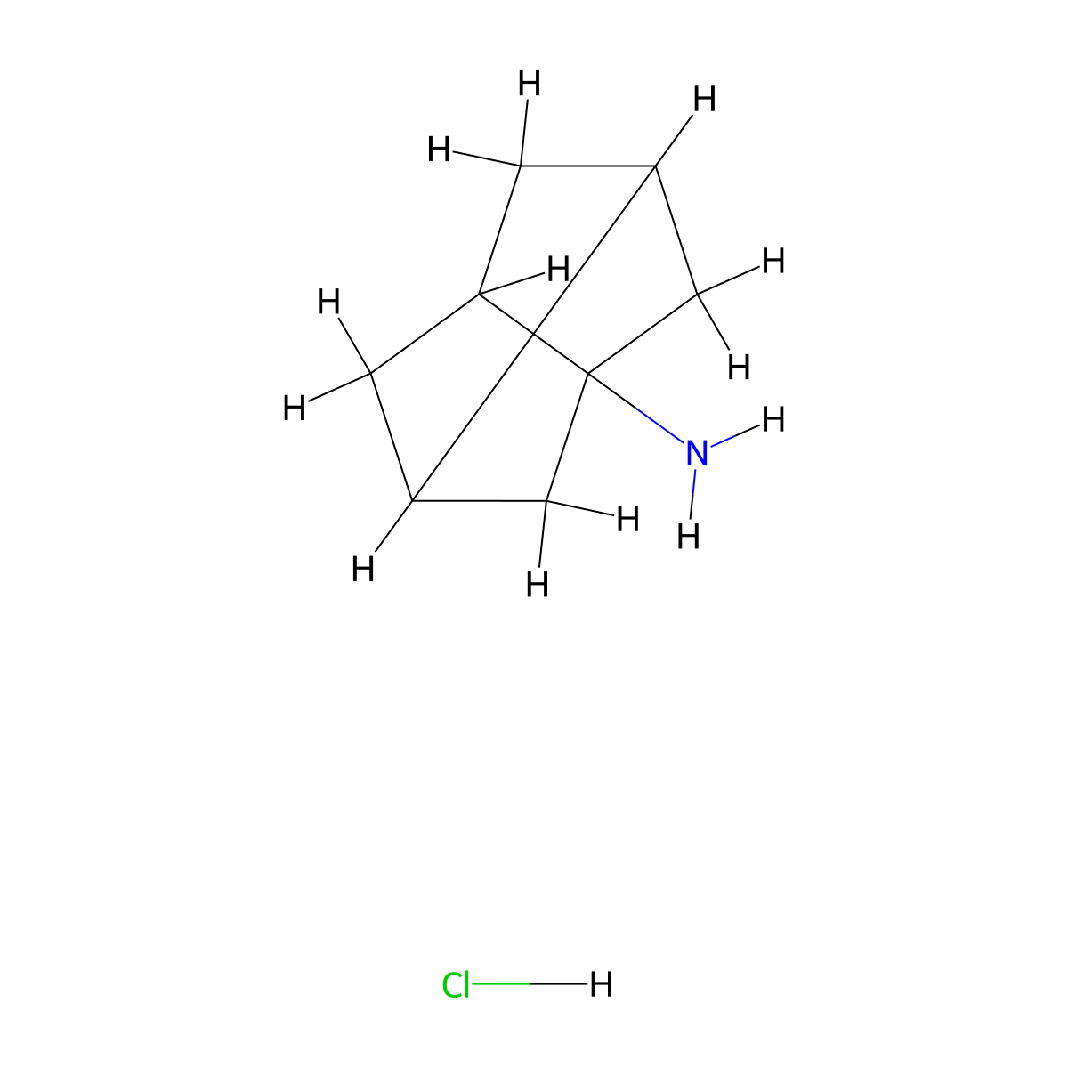 Tricyclo[3.3.0.0,3,7]octan-1-amine hydrochloride molecular structure, CAS 3017271-21-2