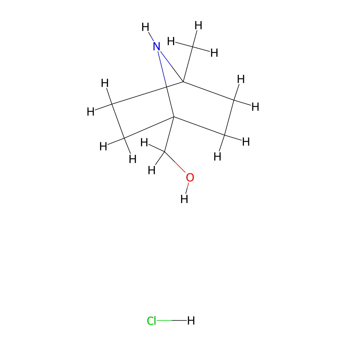 {4-Methyl-7-azabicyclo[2.2.1]heptan-1-yl}methanol hydrochloride molecular structure, CAS 3017272-05-5