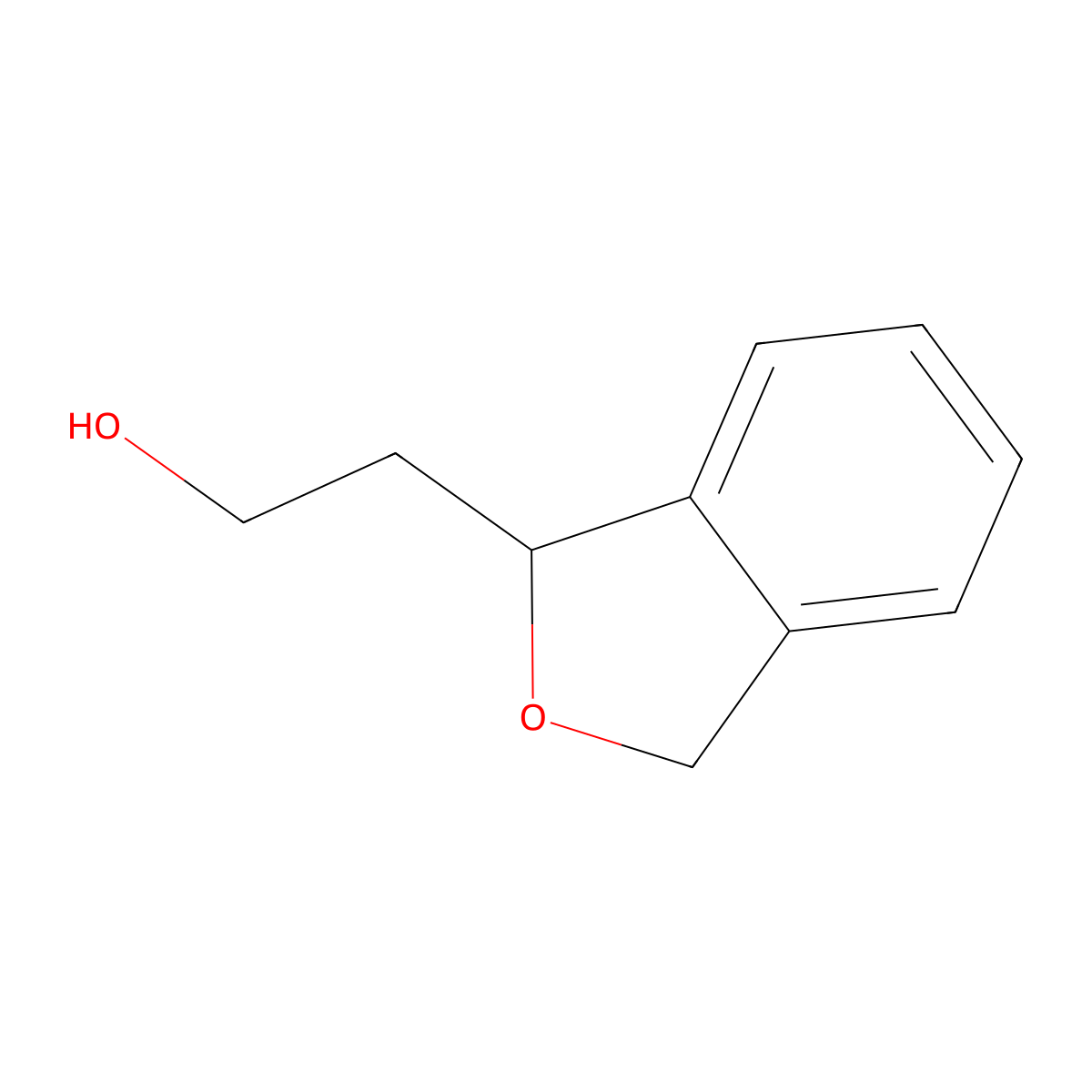 2-(1,3-Dihydro-2-benzofuran-1-yl)ethan-1-ol molecular structure, CAS 3017272-19-1