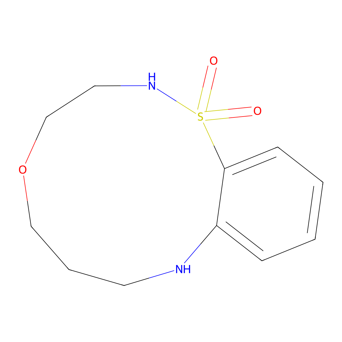 3,4,6,7,8,9-hexahydro-2H-5,1lambda6,2,9-benzoxathiadiazacycloundecine-1,1-dione molecular structure, CAS 3017272-72-6