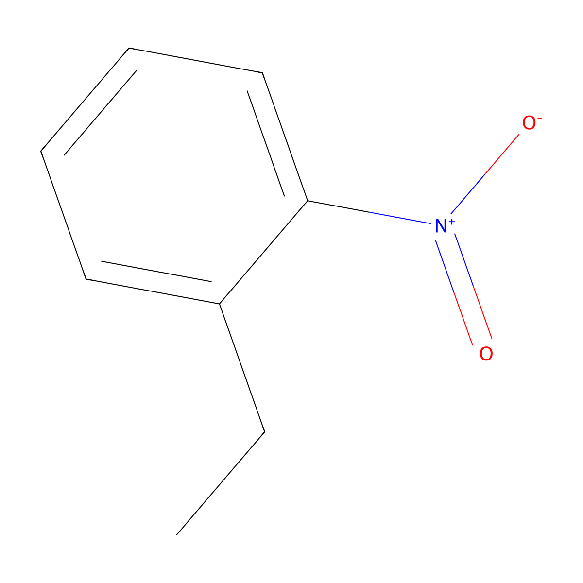 1-Ethyl-2-nitrobenzene molecular structure, CAS 30179-51-2