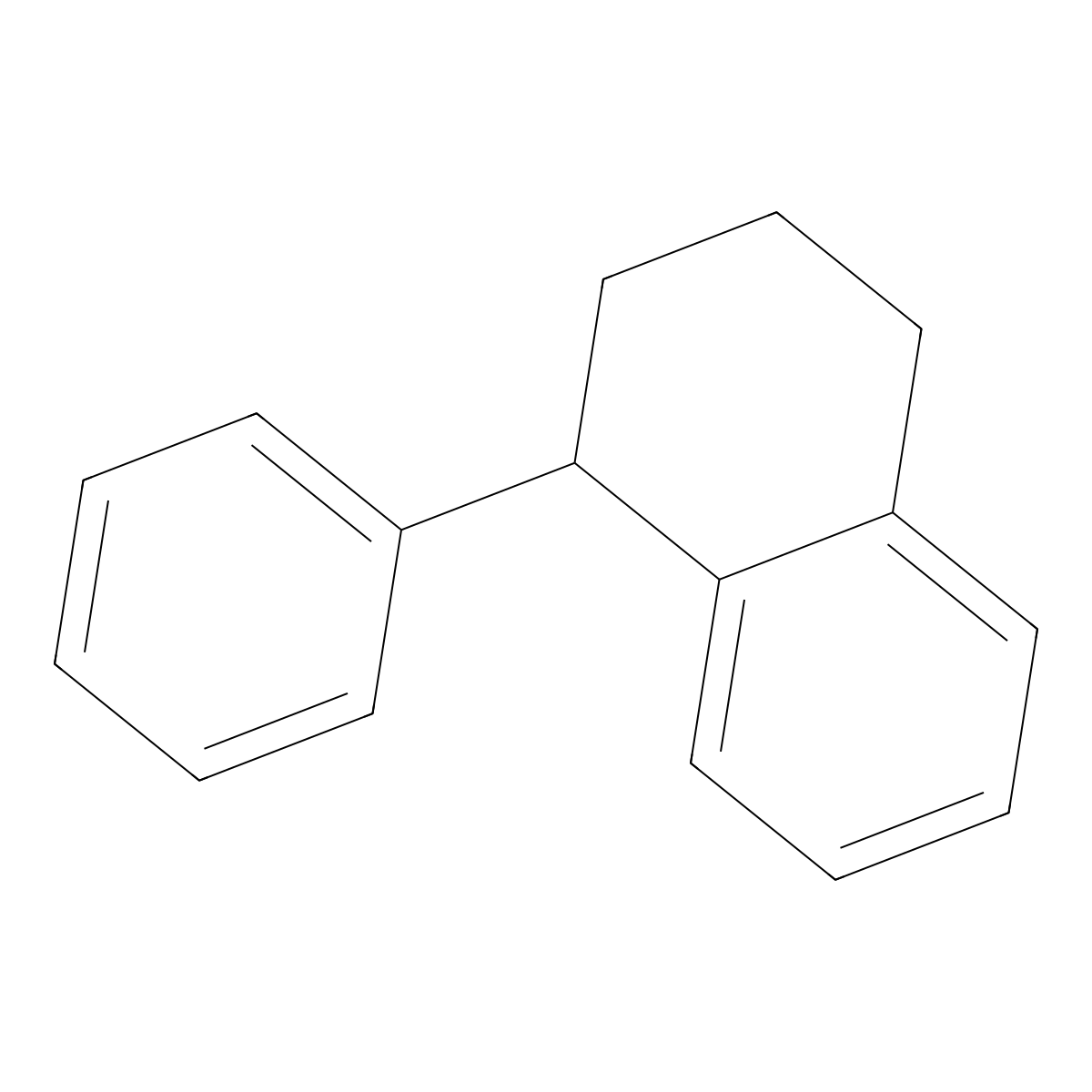 1-Phenyl-1,2,3,4-tetrahydronaphthalene molecular structure, CAS 3018-20-0
