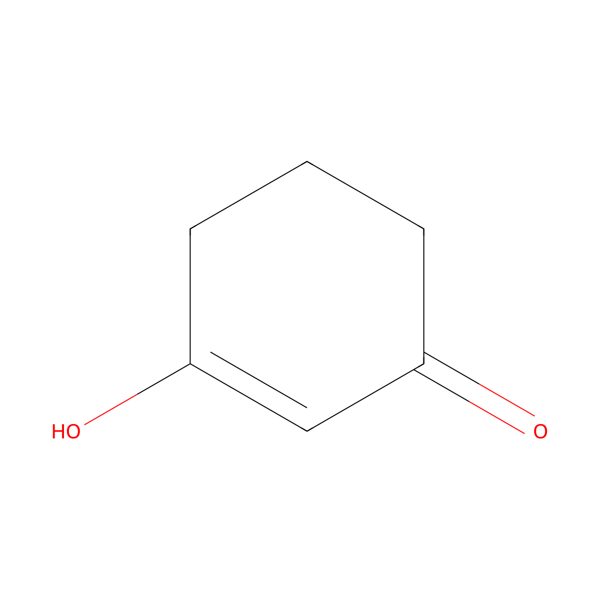 3-Hydroxycyclohex-2-enone molecular structure, CAS 30182-67-3