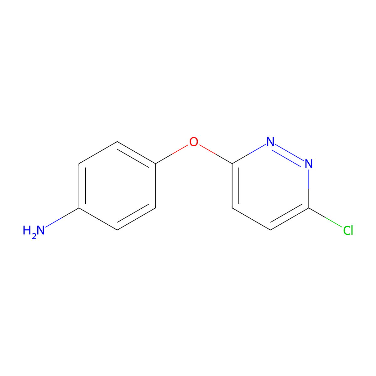 4-[(6-Chloropyridazin-3-yl)oxy]aniline molecular structure, CAS 30184-97-5