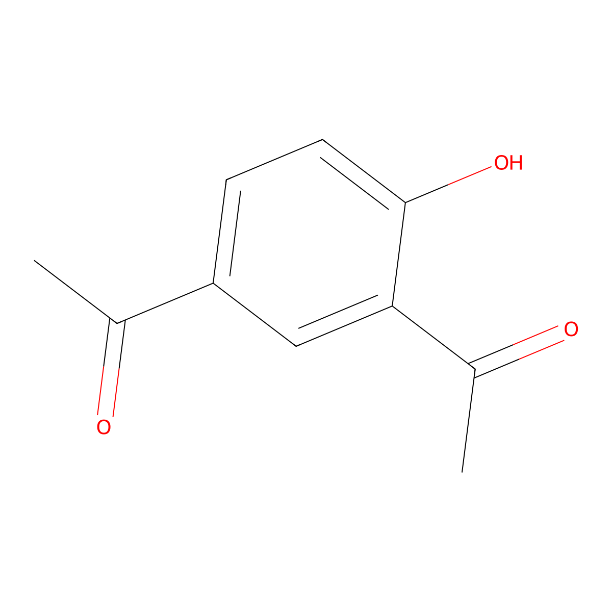 Ethanone, 1,1'-(4-hydroxy-1,3-phenylene)bis- molecular structure, CAS 30186-16-4