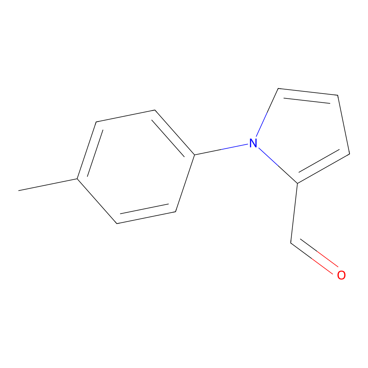 1-(4-Methylphenyl)-1H-pyrrole-2-carbaldehyde molecular structure, CAS 30186-38-0