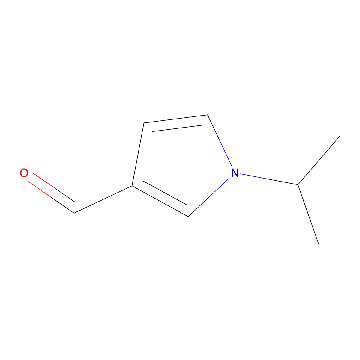1-(Propan-2-yl)-1H-pyrrole-3-carbaldehyde molecular structure, CAS 30186-45-9