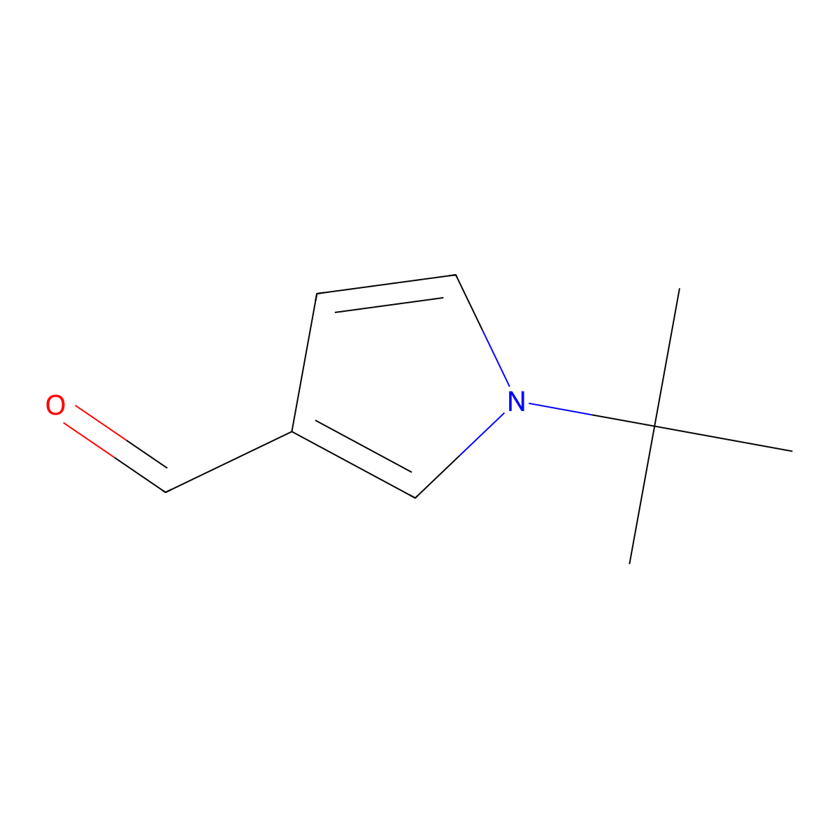 1-tert-Butyl-1H-pyrrole-3-carbaldehyde molecular structure, CAS 30186-46-0