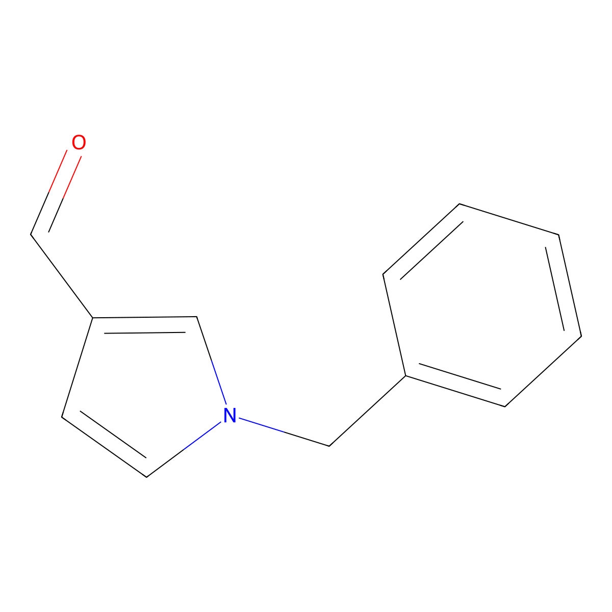 1-Benzyl-1H-pyrrole-3-carbaldehyde molecular structure, CAS 30186-48-2
