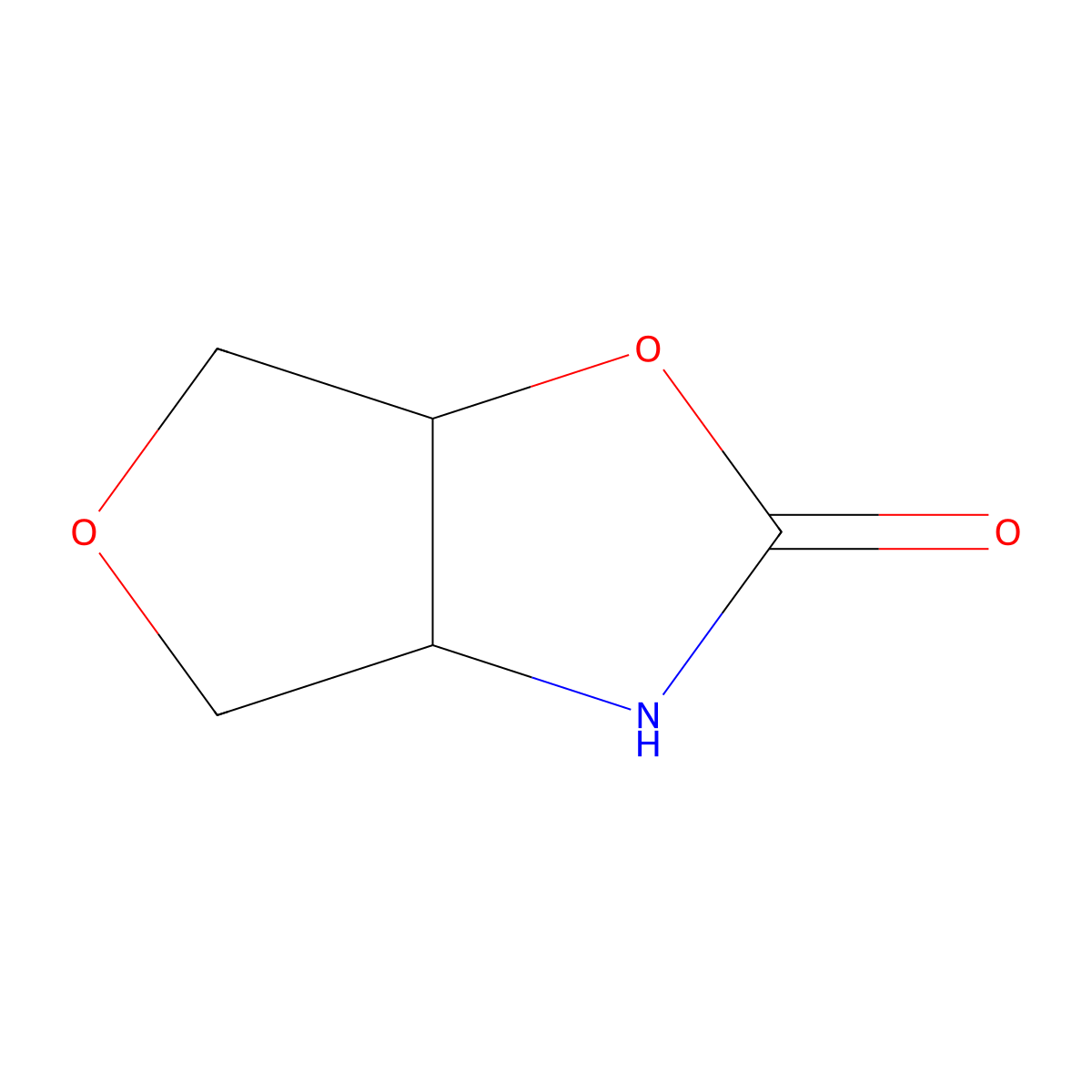 (3aR,6aR)-tetrahydrofuro[3,4-d]oxazol-2(3H)-one molecular structure, CAS 30197-56-9