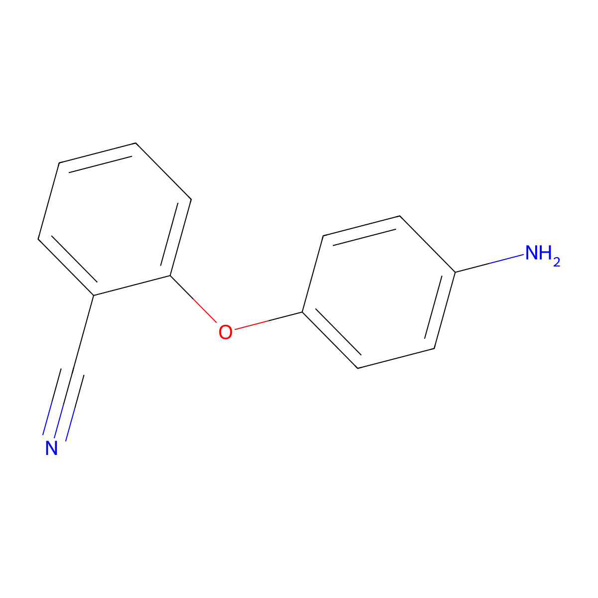 2-(4-Aminophenoxy)benzonitrile molecular structure, CAS 30202-91-6