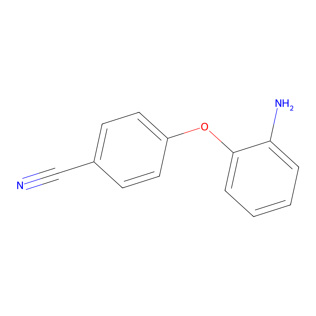 4-(2-Aminophenoxy)benzonitrile molecular structure, CAS 30202-92-7