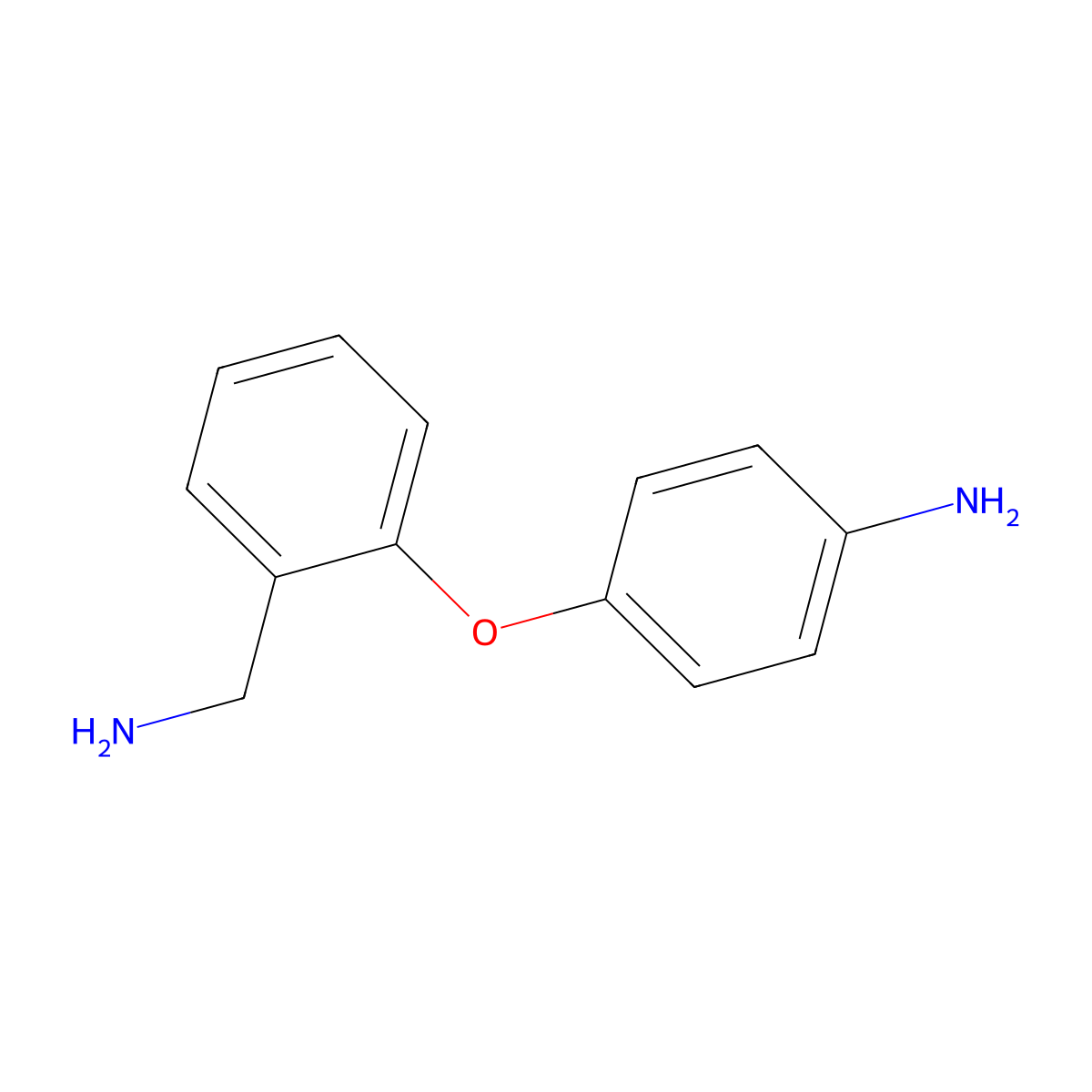 2-(4-Aminophenoxy)-benzylamine molecular structure, CAS 30202-94-9