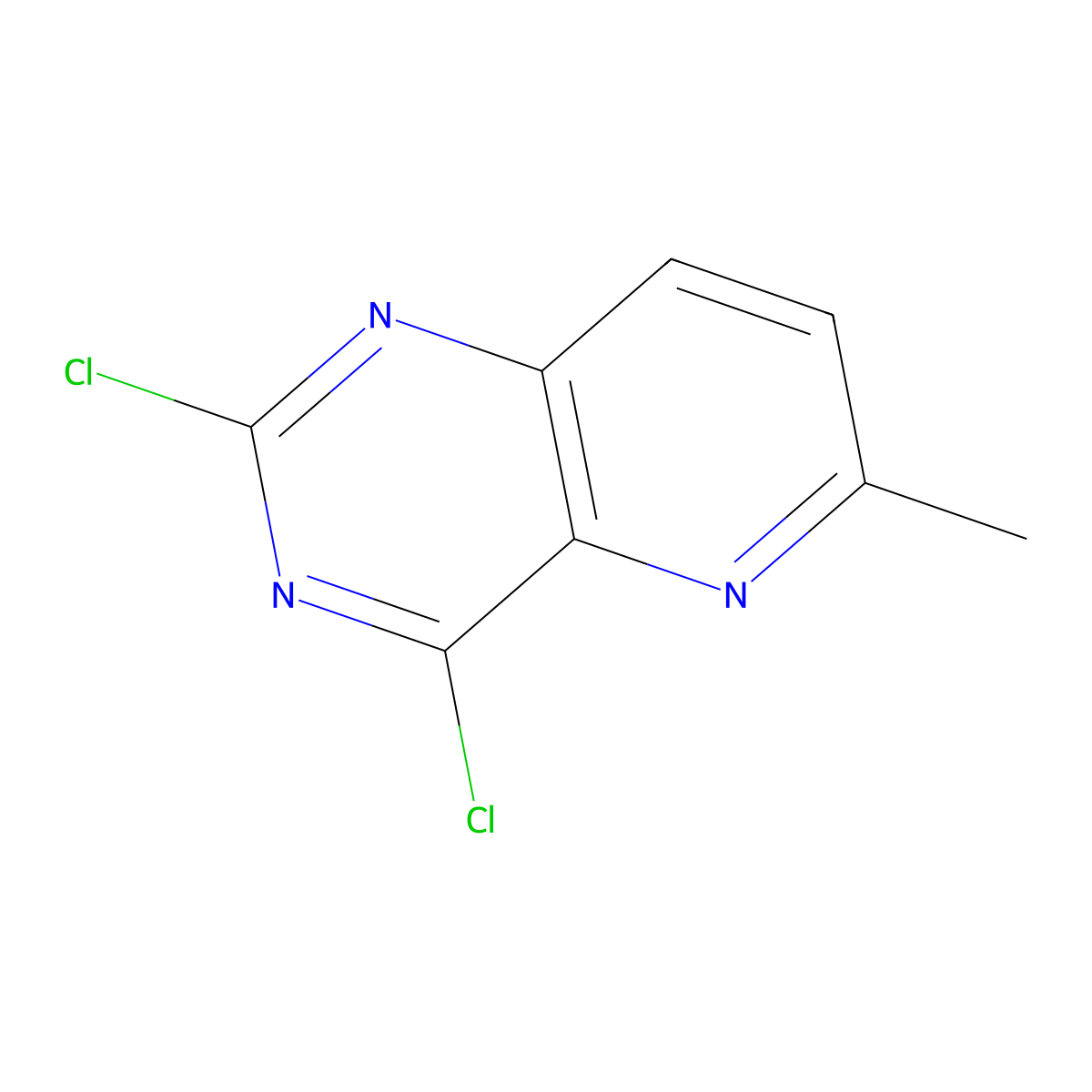 2,4-Dichloro-6-methylpyrido[3,2-d]pyrimidine molecular structure, CAS 30212-52-3