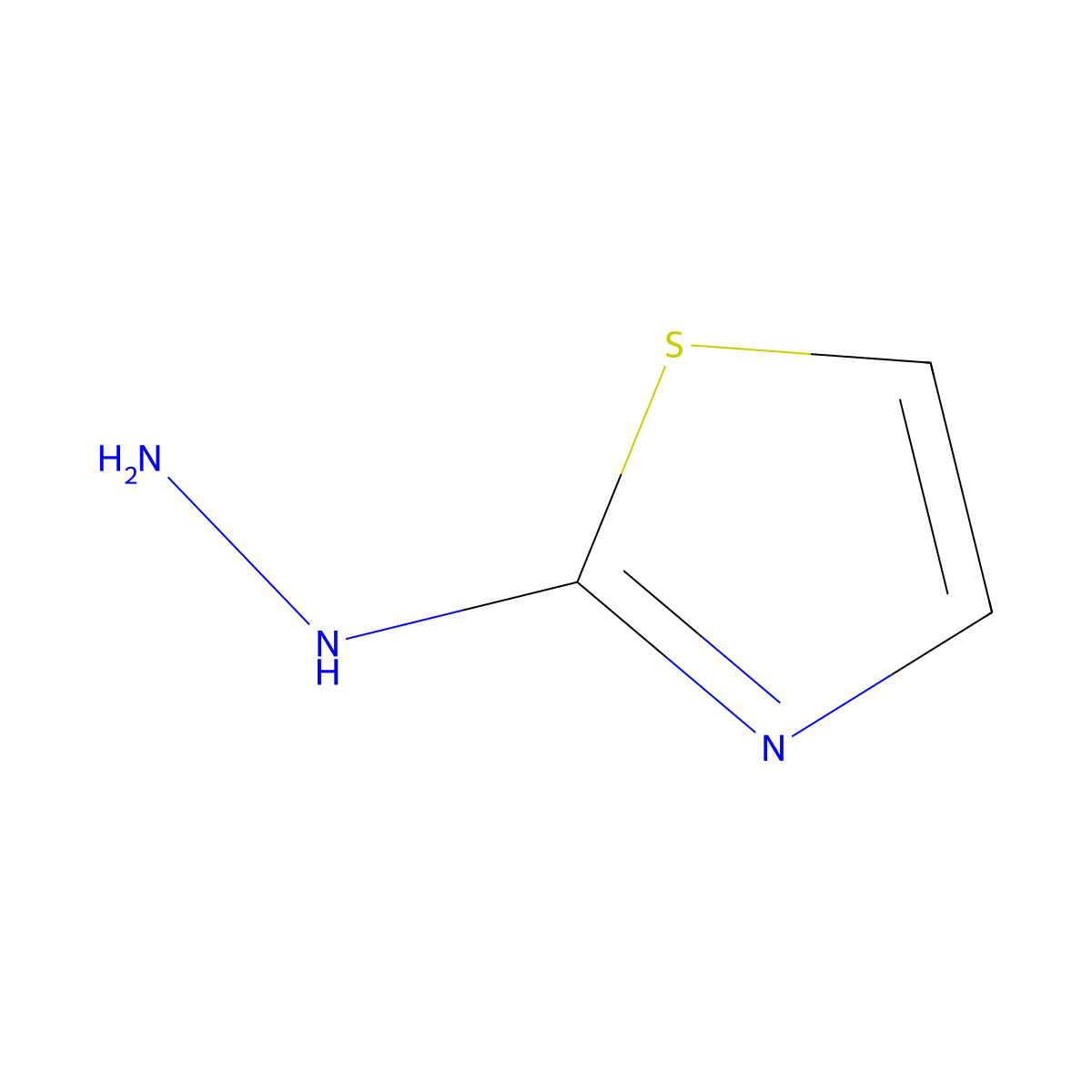 2-Hydrazinylthiazole molecular structure, CAS 30216-51-4