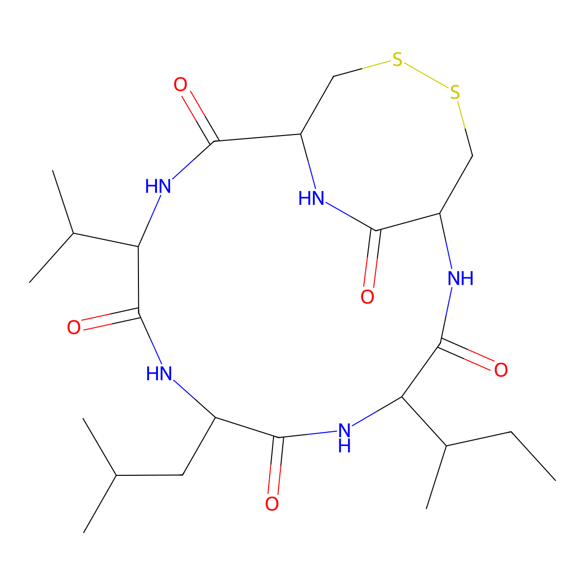 Malformins molecular structure, CAS 3022-92-2