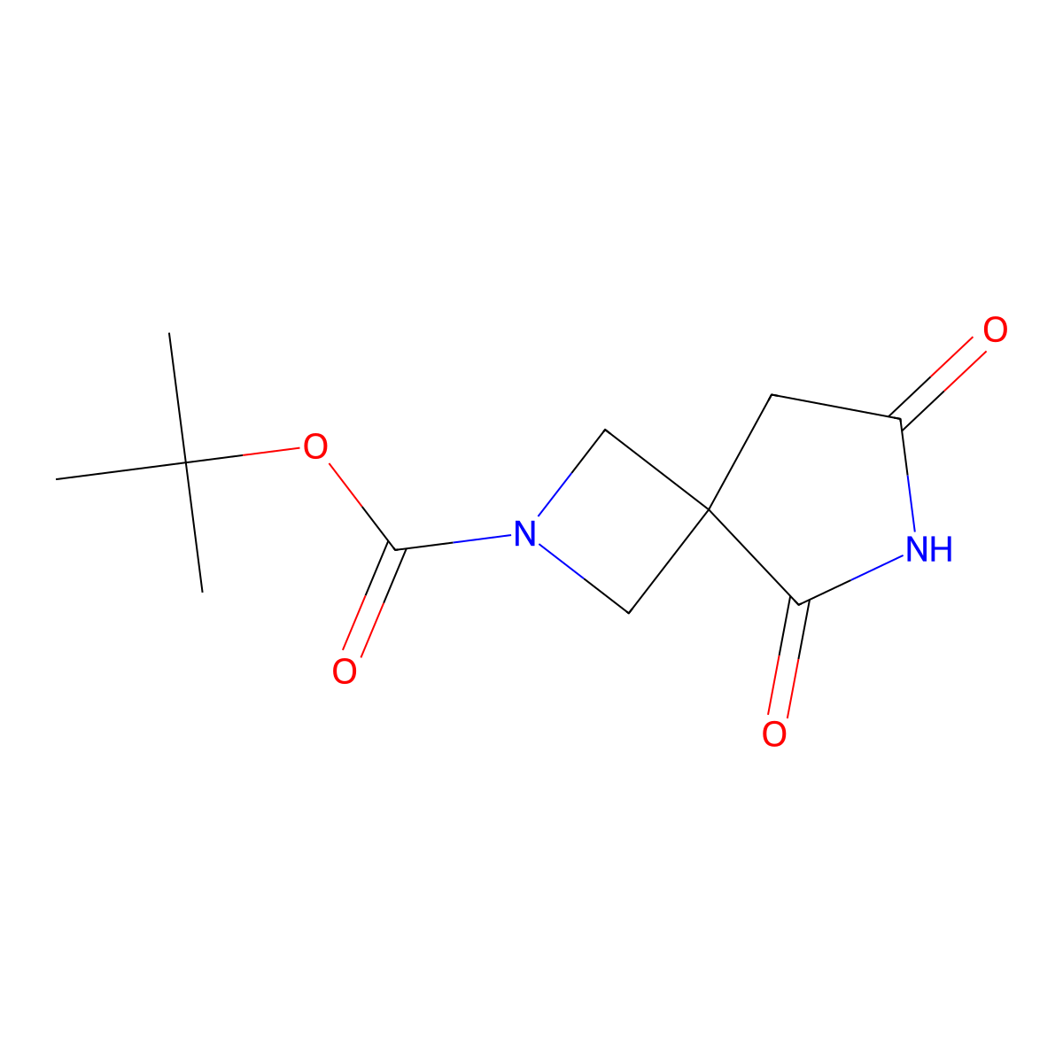 2-Boc-2,6-diazaspiro[3.4]octane-5,7-dione molecular structure, CAS 3023000-79-2