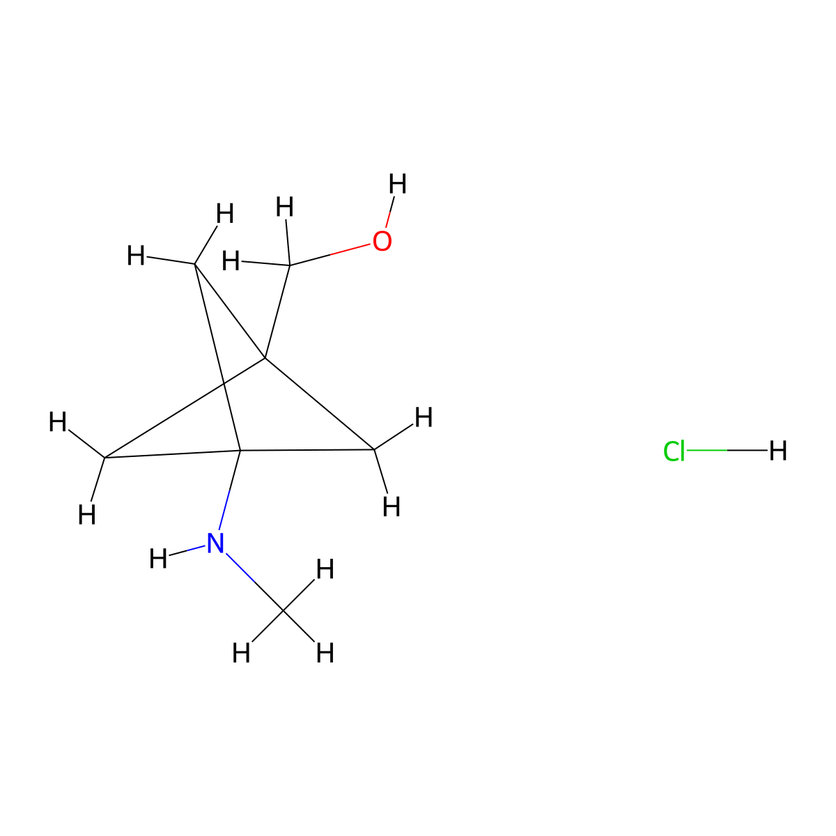 [3-(Methylamino)bicyclo[1.1.1]pentan-1-YL]methanol hydrochloride molecular structure, CAS 3023061-85-7