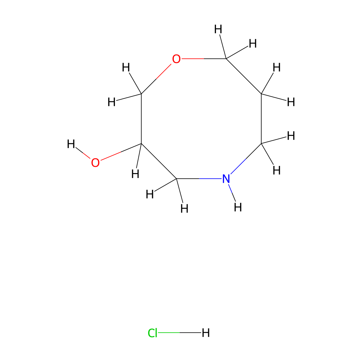 1,5-Oxazocan-3-ol hydrochloride molecular structure, CAS 3023061-97-1