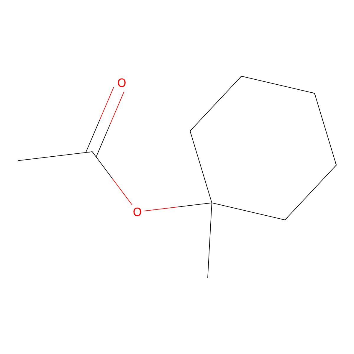 Cyclohexanol, methyl-, 1-acetate molecular structure, CAS 30232-11-2