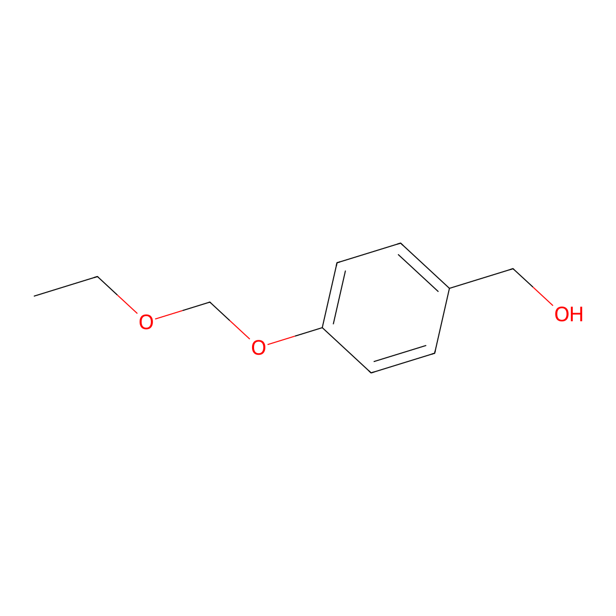 [4-(Ethoxymethoxy)phenyl]methanol molecular structure, CAS 302320-77-0