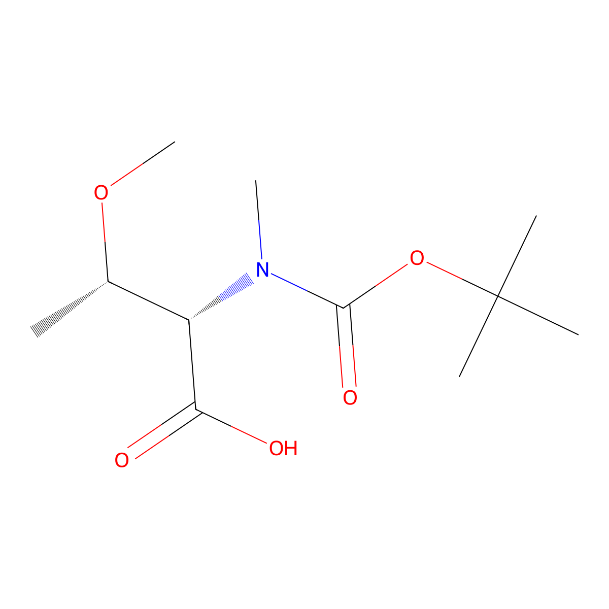 N-Boc-N,O-dimethyl-L-allothreonine molecular structure, CAS 3023387-81-4