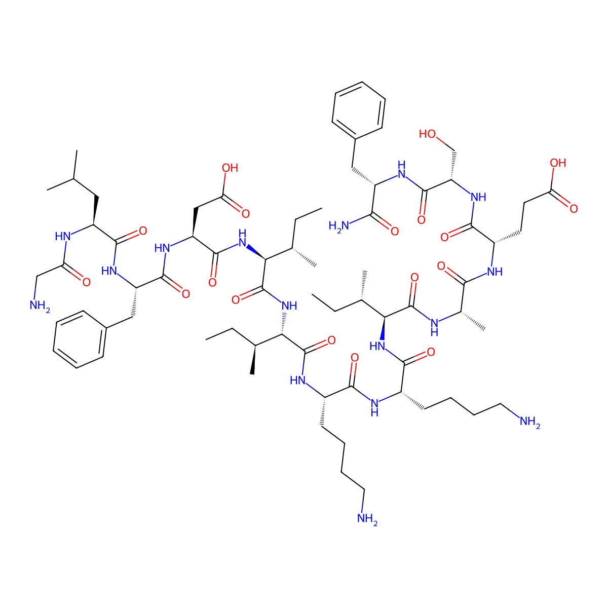 Aurein 1.2 molecular structure, CAS 302343-01-7