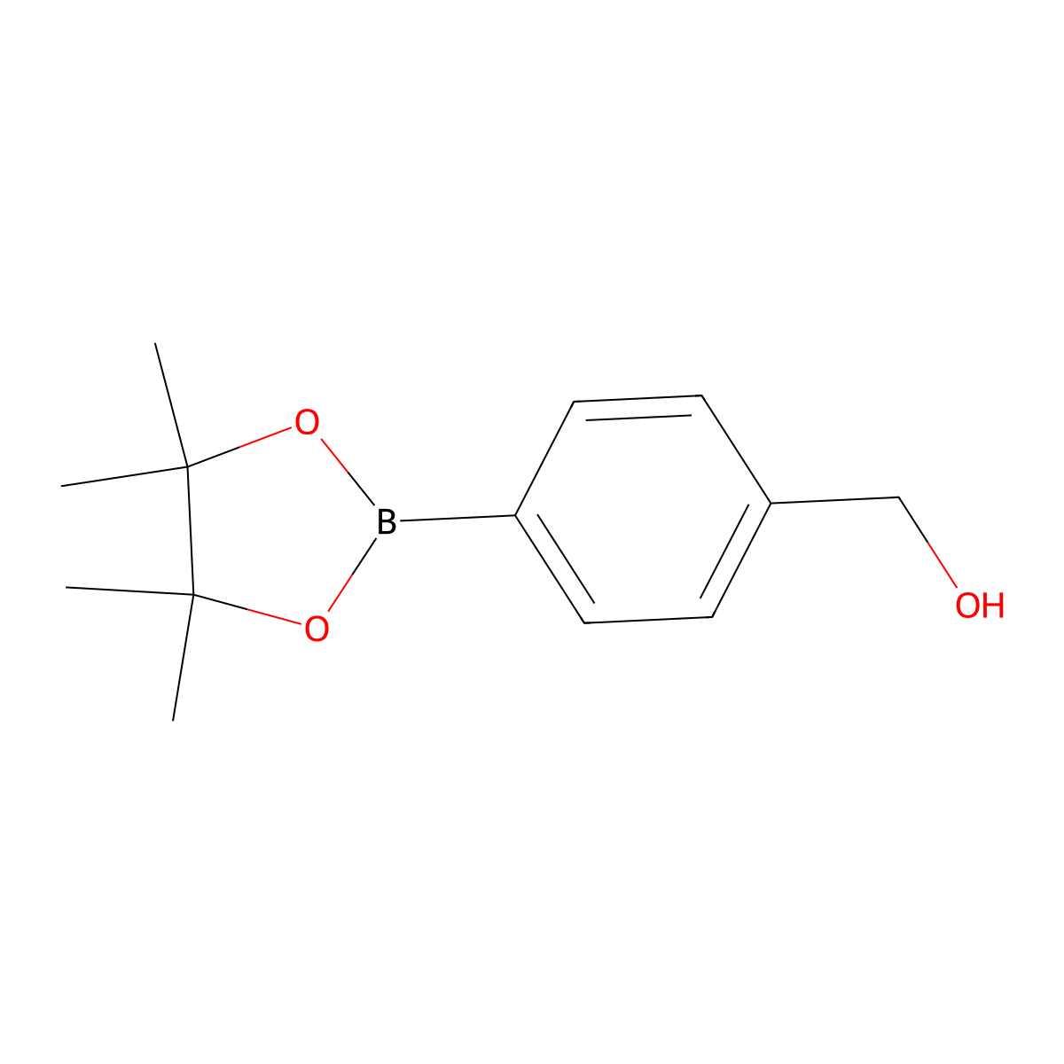 4-(Hydroxymethyl)benzeneboronic acid pinacol ester molecular structure, CAS 302348-51-2