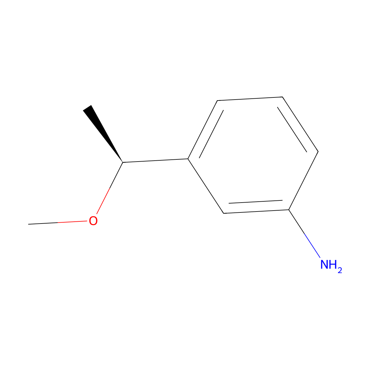 (S)-3-(1-Methoxyethyl)aniline molecular structure, CAS 3023541-89-8