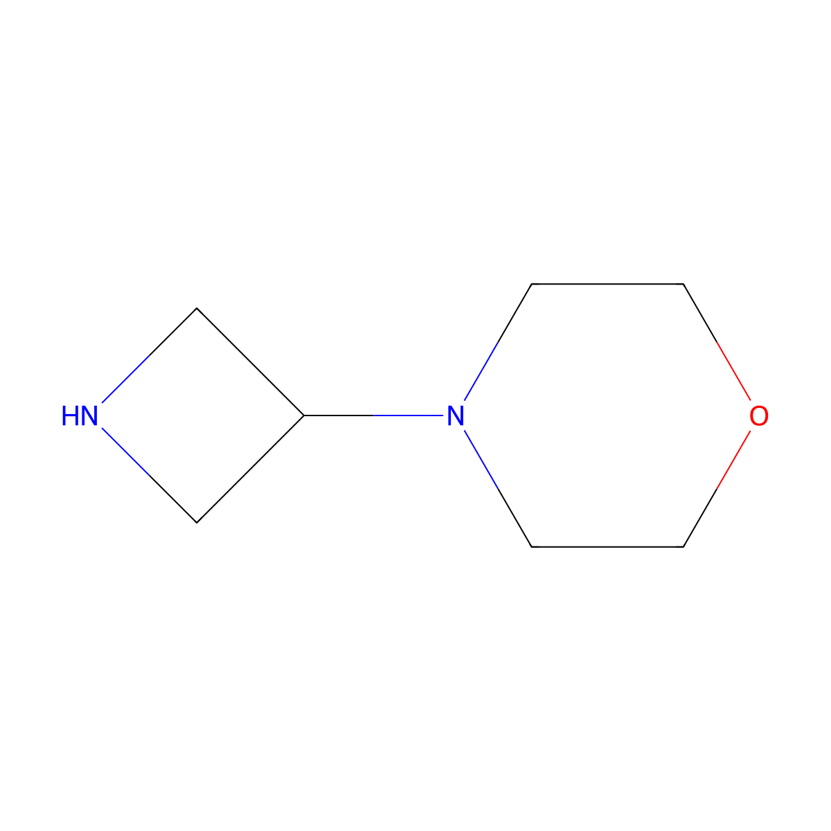 4-(Azetidin-3-yl)morpholine molecular structure, CAS 302355-79-9