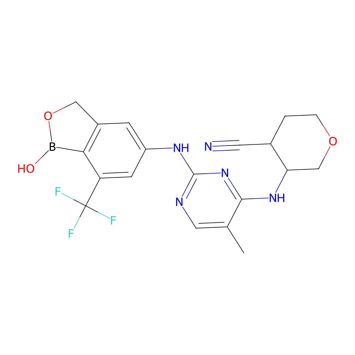 Jak1/2-IN-1 molecular structure, CAS 3023876-01-6