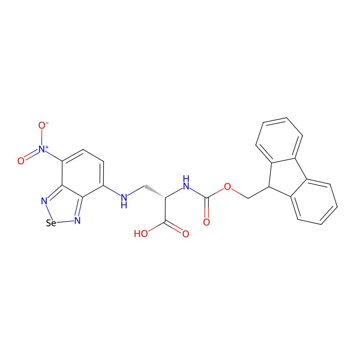 Fmoc-L-Dap(NBSD)-OH molecular structure, CAS 3023933-33-4