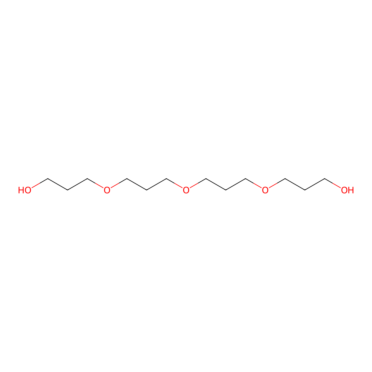 3-[3-[3-(3-Hydroxypropoxy)propoxy]propoxy]propan-1-ol molecular structure, CAS 30242-05-8